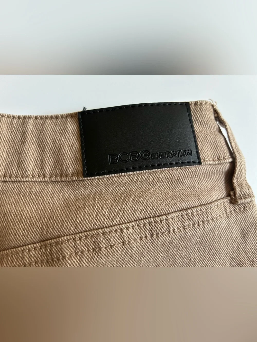 BCBGeneration Tan High-Waist Pleated Women’s Shorts.24.NWT